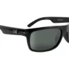 Optic Nerve ONE Timberline Sunglasses (Shiny Black) (Polarized Grey Silver Flash Mirror Lens)