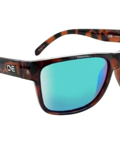 Optic Nerve ONE Kingfish Polarized Sunglasses (Shiny Dark Demi) (Polarized Smoke Green Mirror Lens)