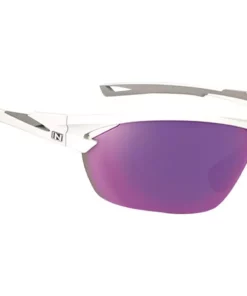 Optic Nerve Tach Sunglasses (Shiny White/Grey)