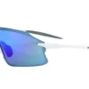 Optic Nerve Fixie Pro Sunglasses (Shiny White) (Smoke Blue Mirror Lens)