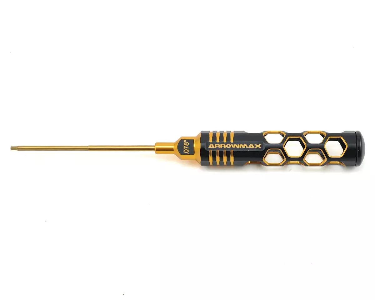 AM Arrowmax Black Golden Standard Hex Wrench (5/64") 1 AM Arrowmax Black Golden Standard Hex Wrench (5/64")
