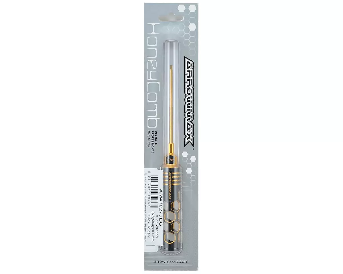 AM Arrowmax Black Golden Standard Hex Wrench (5/64") 2 AM Arrowmax Black Golden Standard Hex Wrench (5/64") - Image 2