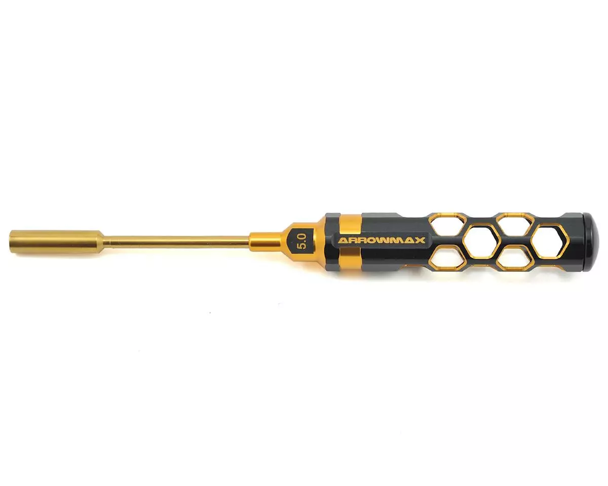 AM Arrowmax Black Golden Metric Nut Driver (5mm) 1 AM Arrowmax Black Golden Metric Nut Driver (5mm)