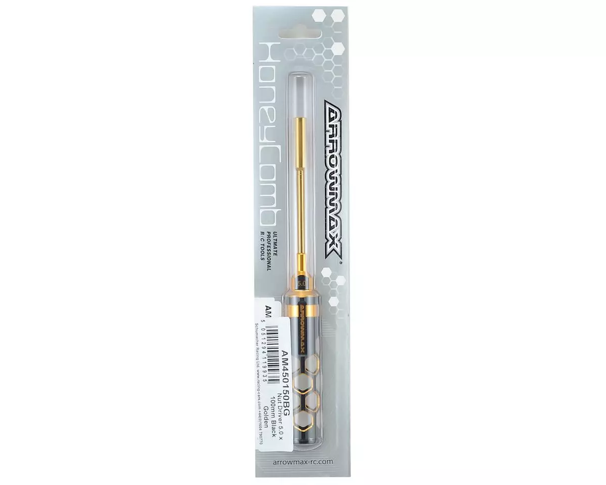 AM Arrowmax Black Golden Metric Nut Driver (5mm) 2 AM Arrowmax Black Golden Metric Nut Driver (5mm) - Image 2