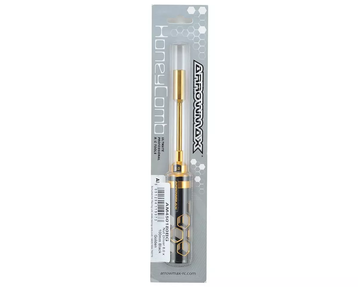 AM Arrowmax Black Golden Metric Nut Driver (8mm) 2 AM Arrowmax Black Golden Metric Nut Driver (8mm) - Image 2
