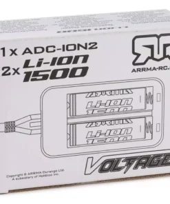 Arrma ADC-L2 Li-Ion Charger w/Two Li-Ion 18650 Batteries -Cheap Boat Model Store ara390238 2