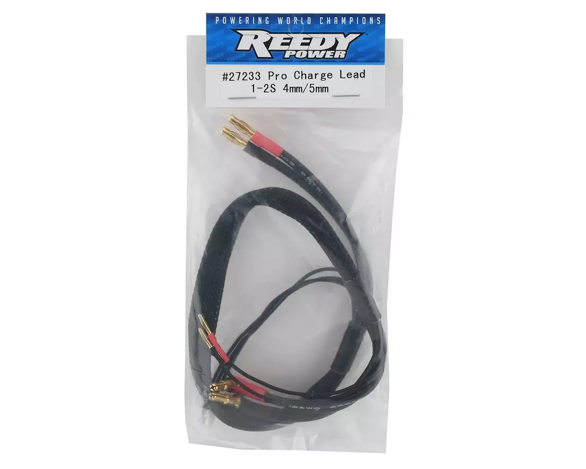 Reedy 1-2S 4mm/5mm Pro Charge Lead 2 Reedy 1-2S 4mm/5mm Pro Charge Lead - Image 2