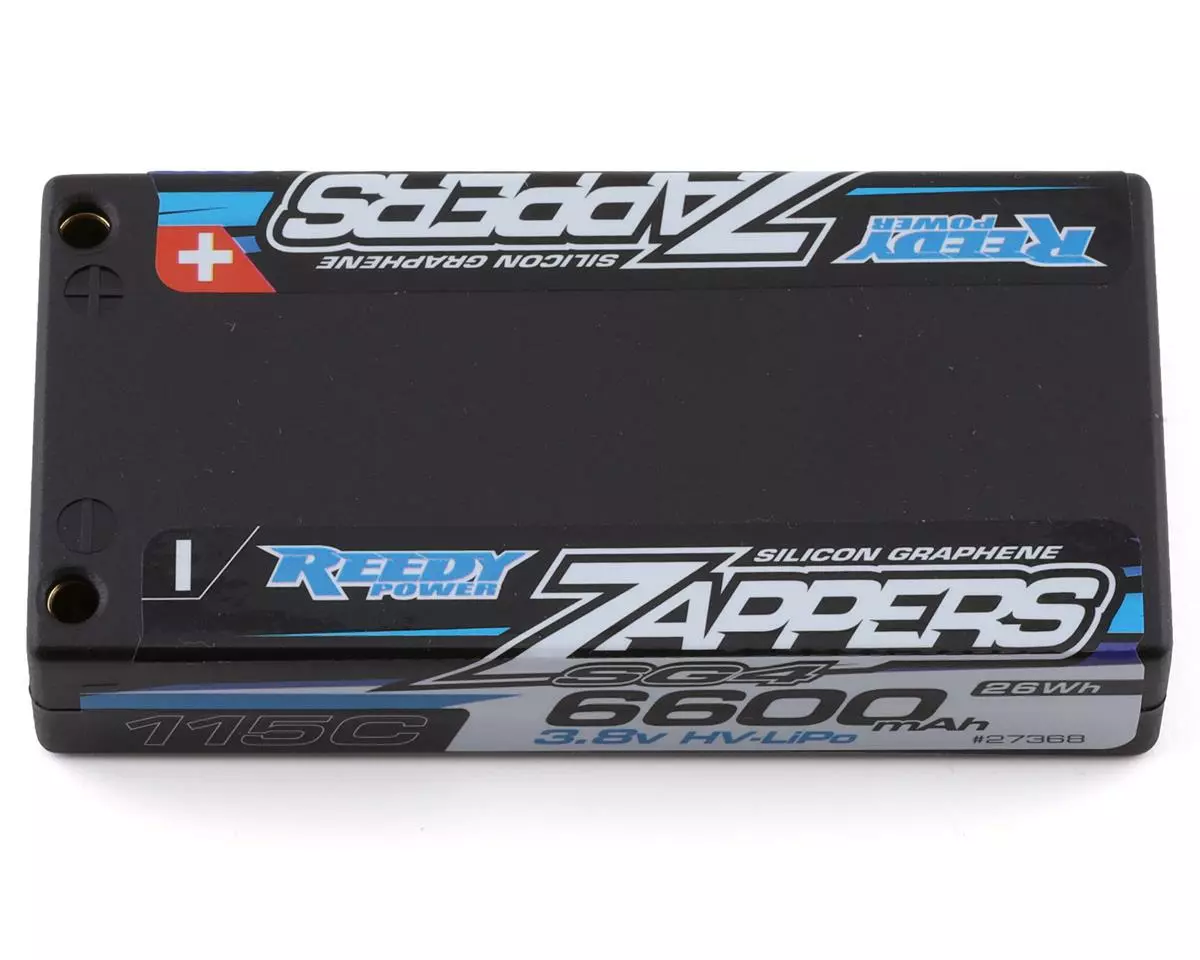 Reedy Zappers HV SG4 1S 115C LiPo Battery (3.8V/6600mAh) w/4mm Bullets 1 Reedy Zappers HV SG4 1S 115C LiPo Battery (3.8V/6600mAh) w/4mm Bullets