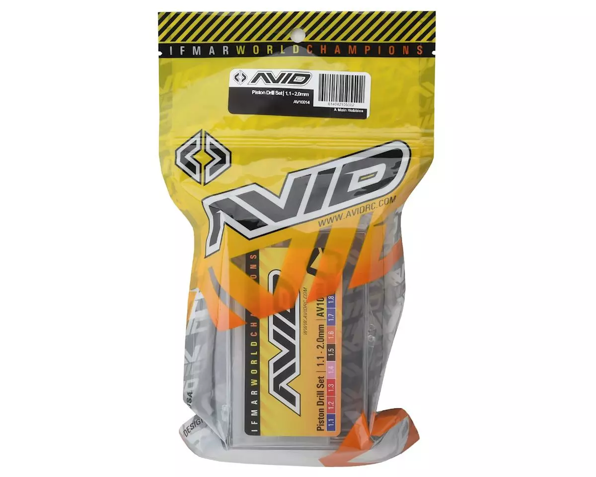 Avid RC Metric Shock Piston Drill Set (10) (1.1-2.0mm) 3 Avid RC Metric Shock Piston Drill Set (10) (1.1-2.0mm) - Image 3