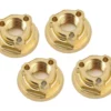 Avid RC Triad 4mm Light Weight Serrated Wheel Nut Set (4) (Gold)