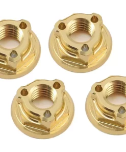 Avid RC Triad 4mm Light Weight Serrated Wheel Nut Set (4) (Gold)
