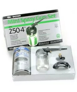Badger Air-brush Co. 250 Spray Gun Deluxe Set with Propellant