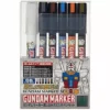 Bandai Gundam Marker Extra Thin Panel Pen Set (6)