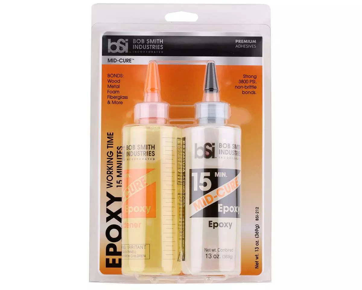 Bob Smith Industries MID-CURE 15 Minute Epoxy (13oz) 2 Bob Smith Industries MID-CURE 15 Minute Epoxy (13oz) - Image 2