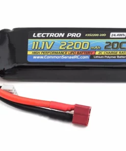 Common Sense RC Lectron Pro 3S 20C LiPo Battery w/T-Style (11.1V/2200mAh)