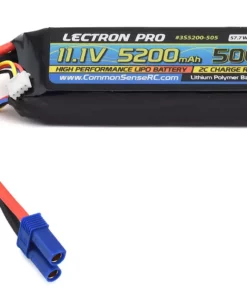 Common Sense RC Lectron Pro 3S 50C LiPo Battery w/EC5 (11.1V/5200mAh)