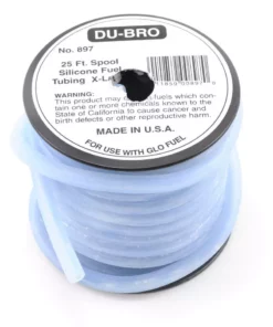 DuBro Extra Large Silicone Fuel Tubing (Blue) (25')