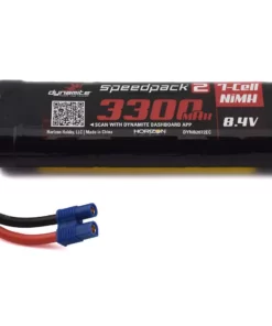 Dynamite 7C NiMH "SpeedPack2" Flat Battery Pack (8.4V/3300mAh) w/EC3 Connector
