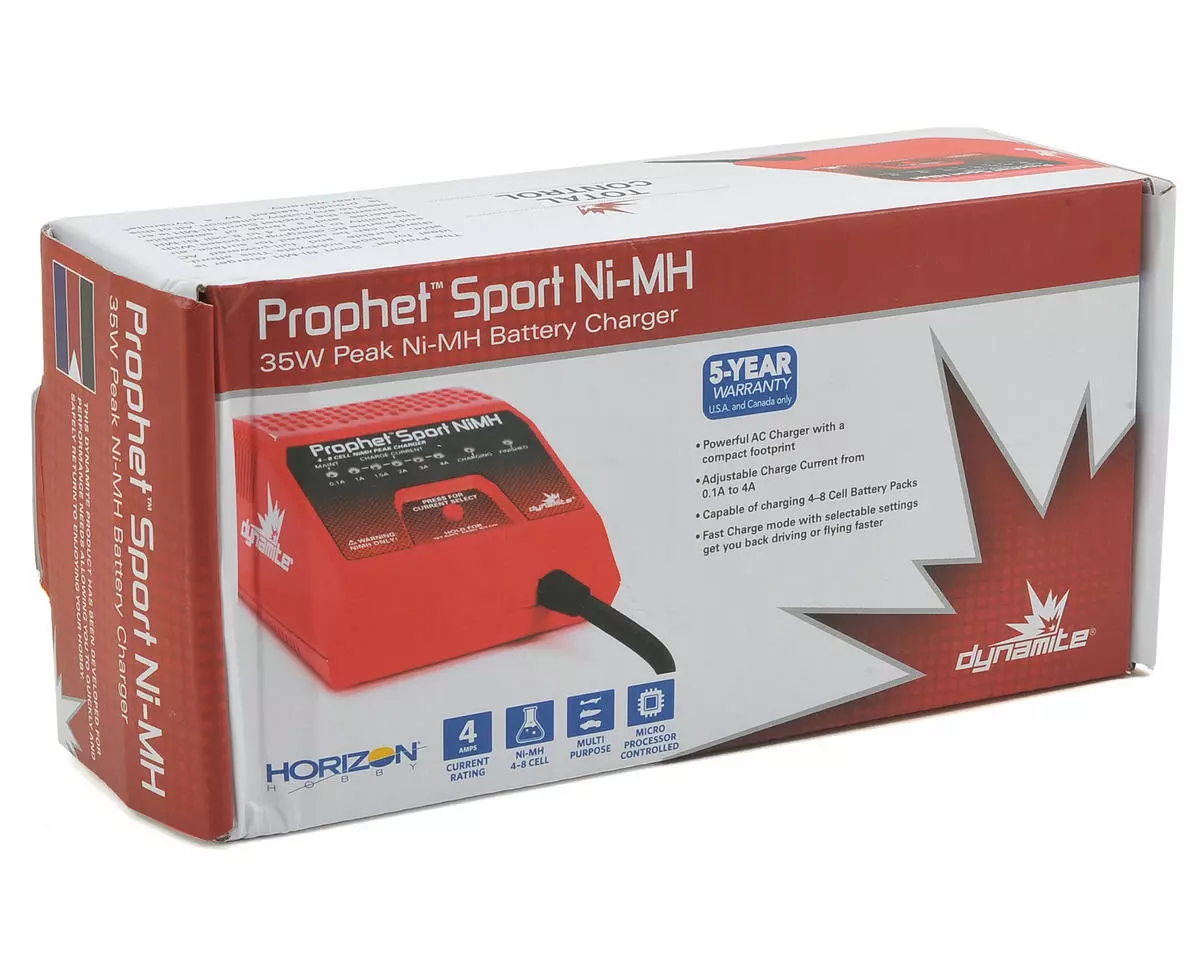 Dynamite Prophet Sport NiMH AC Battery Charger (4A/35W) 3 Dynamite Prophet Sport NiMH AC Battery Charger (4A/35W) - Image 3