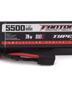 Fantom Competition Series 2S LiPo 100C Battery (7.4V/5500mAh) w/Traxxas Connector