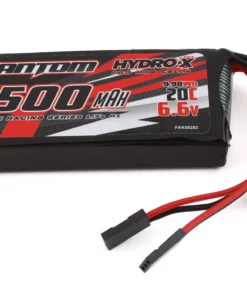 Fantom Marine Racing Series 2S LiFe Receiver Battery Pack (6.6V/1500mAh) w/JST Connector