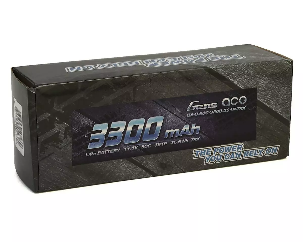 Gens Ace 3S Soft 50C LiPo Battery Pack w/XT60 Connector (11.1V/3300mAh) 3 Gens Ace 3S Soft 50C LiPo Battery Pack w/XT60 Connector (11.1V/3300mAh) - Image 3