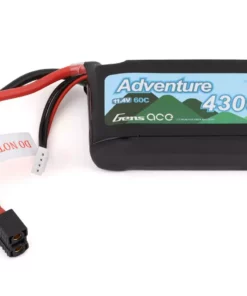 Gens Ace Adventure 3s LiHv Battery Pack 60C (11.4V/4300mAh) w/Universal Connector