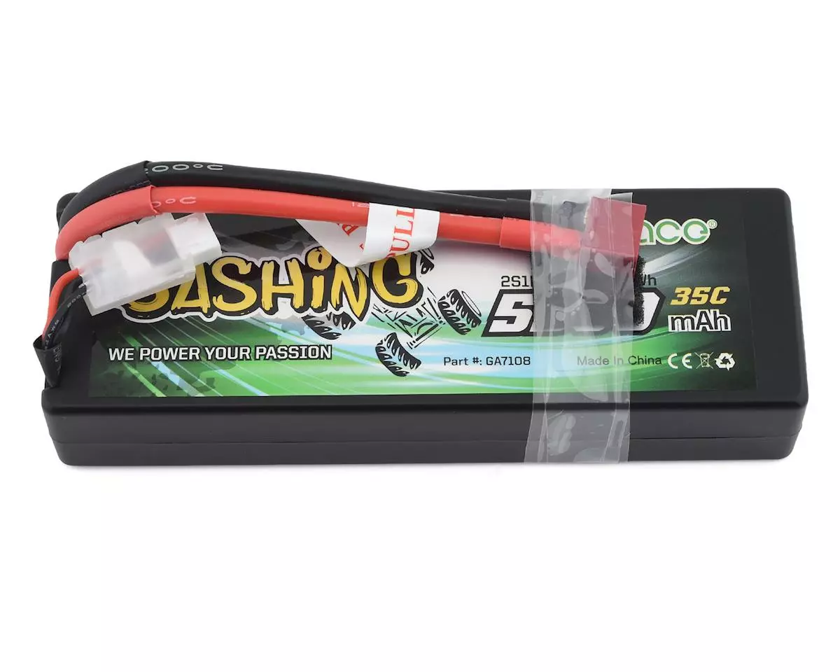 Gens Ace Bashing 2S 35C LiPo Battery Pack w/T-Style Connector (7.4V/5200mAh) 1 Gens Ace Bashing 2S 35C LiPo Battery Pack w/T-Style Connector (7.4V/5200mAh)