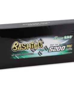 Gens Ace Bashing 2s LiPo Battery Pack 35C (7.4V/5200mAh) w/Universal Connector 5 Gens Ace Bashing 2s LiPo Battery Pack 35C (7.4V/5200mAh) w/Universal Connector -Cheap Boat Model Store gea52002s35t3 2