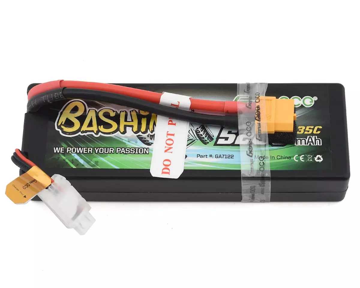 Gens Ace Bashing 2S 35C LiPo Battery Pack w/XT60 Connector (7.4V/5200mAh) 1 Gens Ace Bashing 2S 35C LiPo Battery Pack w/XT60 Connector (7.4V/5200mAh)