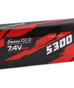 Gens Ace 2s LiPo Battery Pack 60C (7.4V/5300mAh) w/Universal Connector -Cheap Boat Model Store gea53002s60t3 2