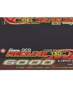 Gens Ace Redline 2S 130C LiHV Battery Pack w/5mm Bullets (7.6V/6000mAh)