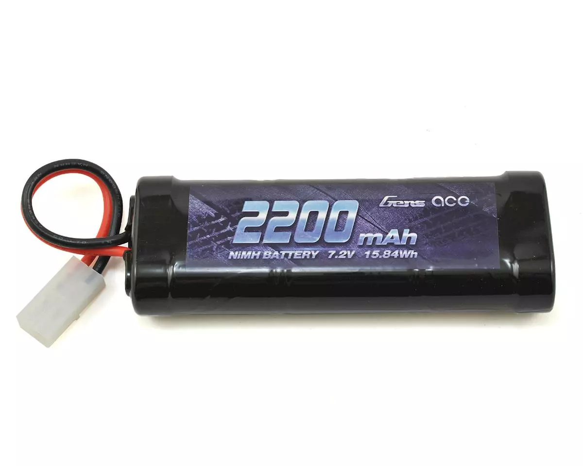 Gens Ace 6-Cell 7.2V NiMH Battery Pack w/Tamiya Connector (2200mAh) 1 Gens Ace 6-Cell 7.2V NiMH Battery Pack w/Tamiya Connector (2200mAh)