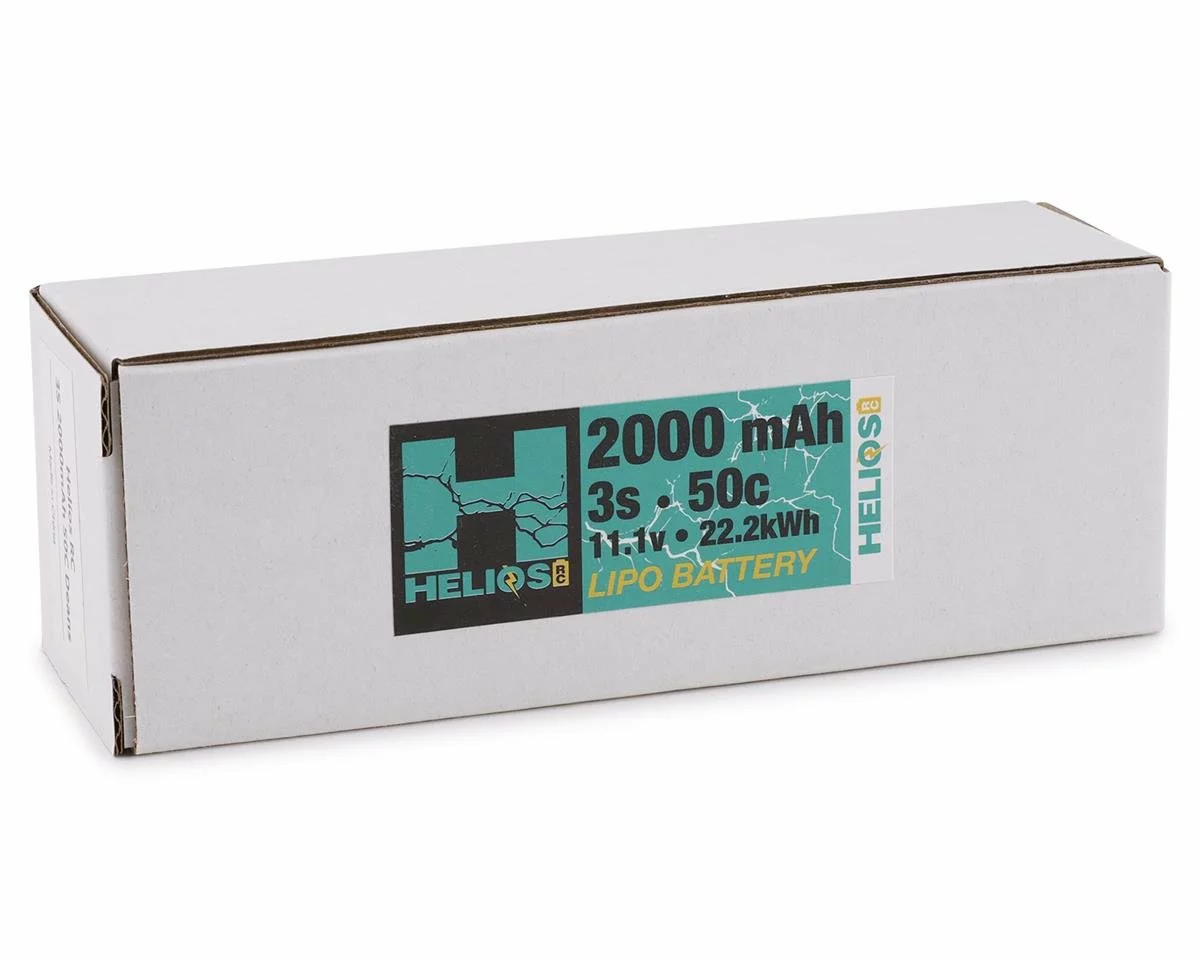 Helios RC 3S 50C LiPo Battery w/Deans Connector (11.1V/2000mAh) 2 Helios RC 3S 50C LiPo Battery w/Deans Connector (11.1V/2000mAh) - Image 2