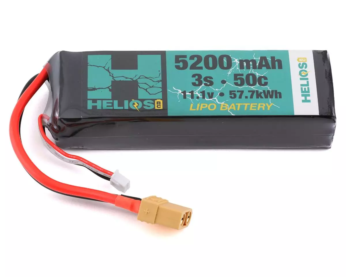 Helios RC 3S 50C LiPo Battery w/XT90 Connector (11.1V/5200mAh) 1 Helios RC 3S 50C LiPo Battery w/XT90 Connector (11.1V/5200mAh)