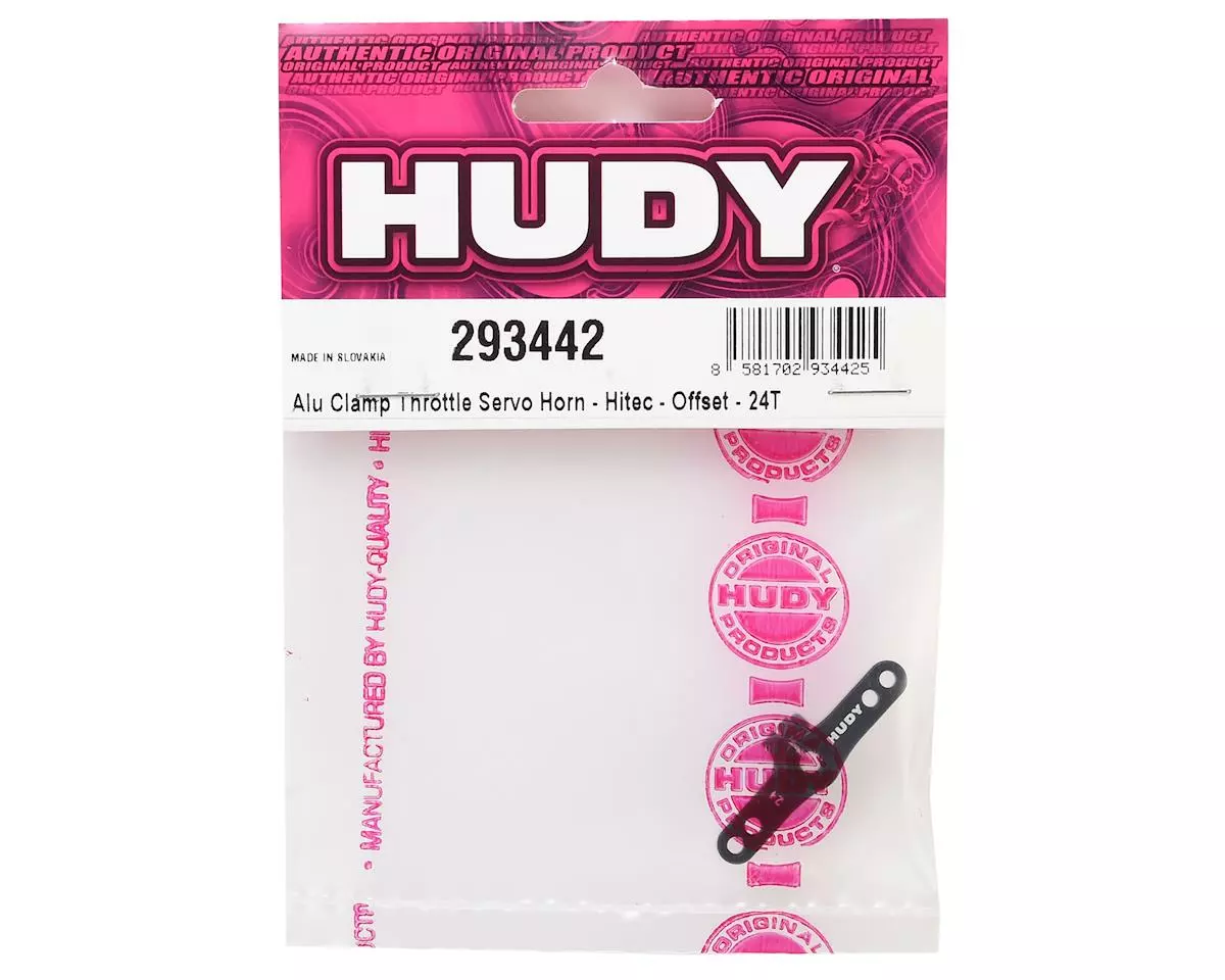Hudy Aluminum Clamping "Offset" 2 Hole Servo Horn (24T-Hitec) 2 Hudy Aluminum Clamping "Offset" 2 Hole Servo Horn (24T-Hitec) - Image 2