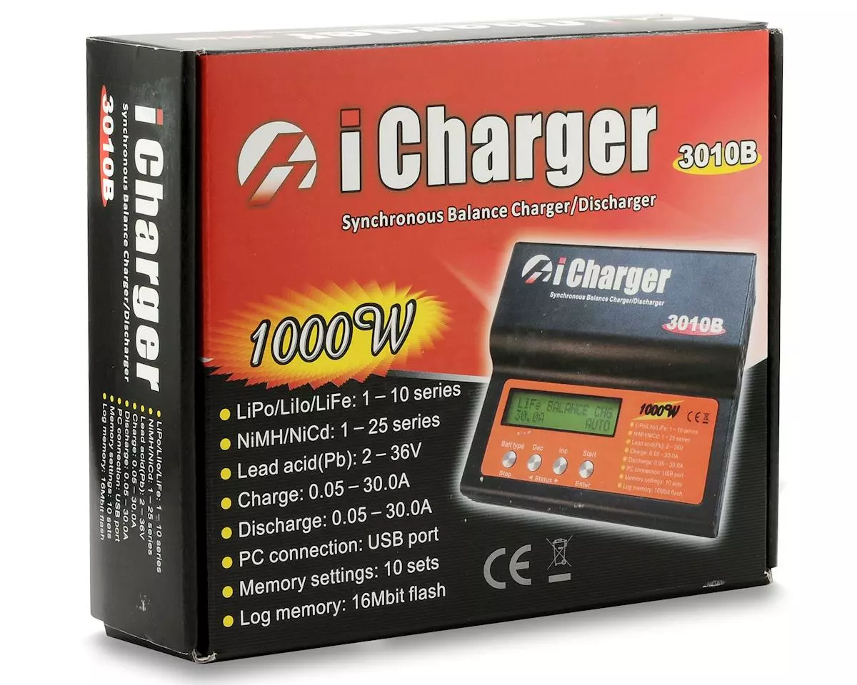 Junsi iCharger 3010B Lilo/LiPo/Life/NiMH/NiCD DC Battery Charger (10S/30A/1000W) 3 Junsi iCharger 3010B Lilo/LiPo/Life/NiMH/NiCD DC Battery Charger (10S/30A/1000W) - Image 3