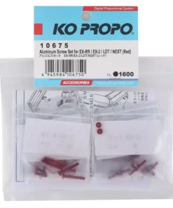 KO Propo EX-NEXT Aluminum Screw Set (Red)
