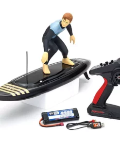 Kyosho RC Surfer 4 Electric Surfboard (Black) w/KT-231P 2.4GHz Transmitter, Battery & Charger