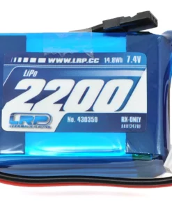 LRP VTEC 2S LiPo Hump Receiver Battery Pack (7.4V/2200mAh)