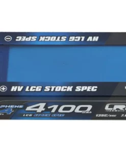 LRP 2S 135C LCG Graphene-4 P5-HV LiPo Battery (7.6V/4100mAh) w/5mm Connectors