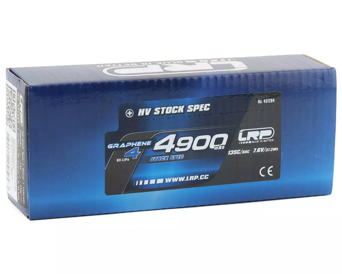 LRP 2S 135C LCG Graphene-4 P5-HV LiPo Battery (7.6V/4900mAh) 2 LRP 2S 135C LCG Graphene-4 P5-HV LiPo Battery (7.6V/4900mAh) - Image 2