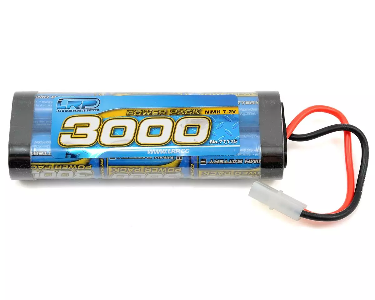 LRP Power Pack 6-Cell NiMH Stick Pack Battery w/Tamiya Connector (7.2V/3000mAh) 1 LRP Power Pack 6-Cell NiMH Stick Pack Battery w/Tamiya Connector (7.2V/3000mAh)