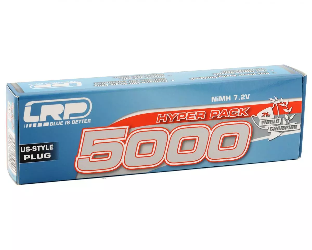 LRP 6-Cell Hyper Pack NiMH Stick Battery w/T-Style Connector (7.2V/5000mAh) 2 LRP 6-Cell Hyper Pack NiMH Stick Battery w/T-Style Connector (7.2V/5000mAh) - Image 2