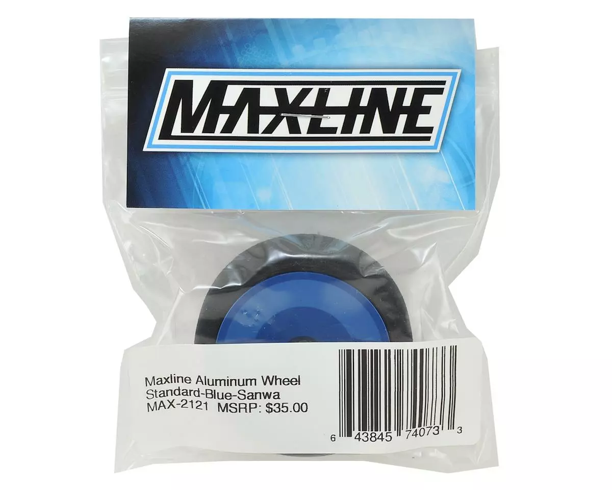 Maxline R/C Products Airtronics V2 Standard Width Wheel (Blue) 2 Maxline R/C Products Airtronics V2 Standard Width Wheel (Blue) - Image 2