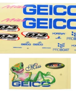 Pro Boat Miss GEICO 17 Decal Sheet