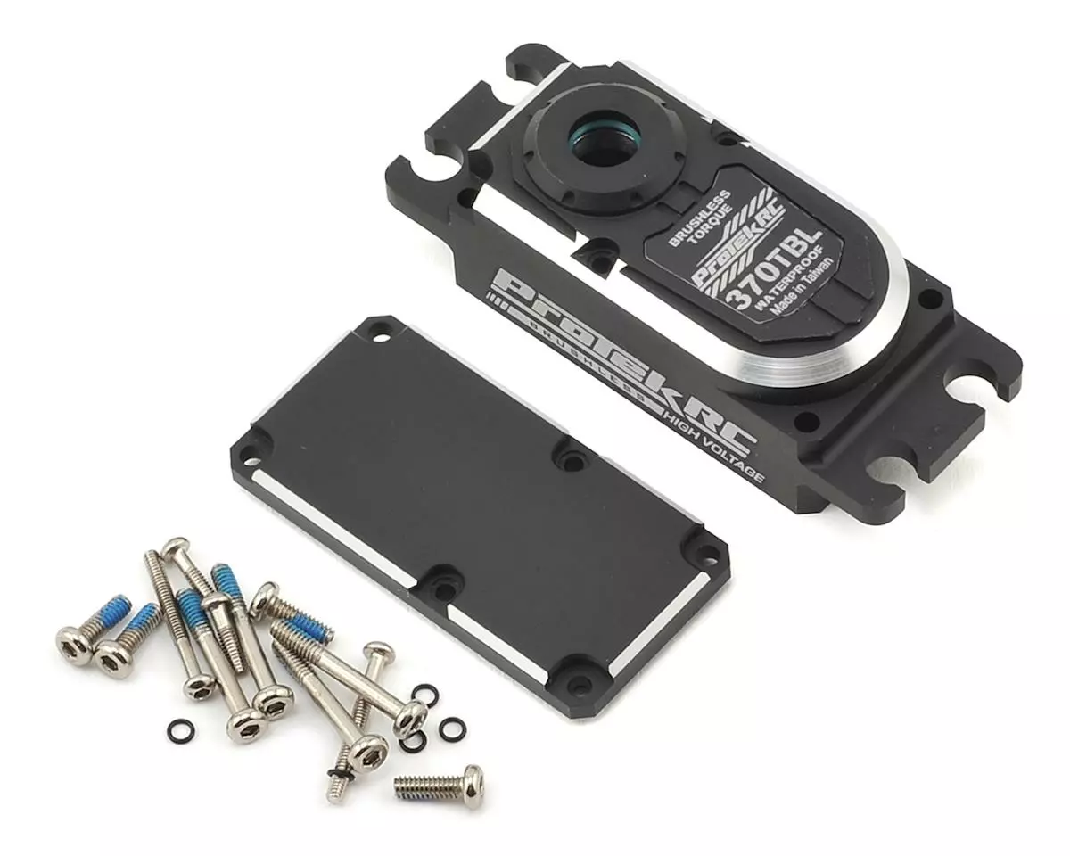 ProTek RC 370TBL Aluminum Upper/Lower Servo Case Set 1 ProTek RC 370TBL Aluminum Upper/Lower Servo Case Set