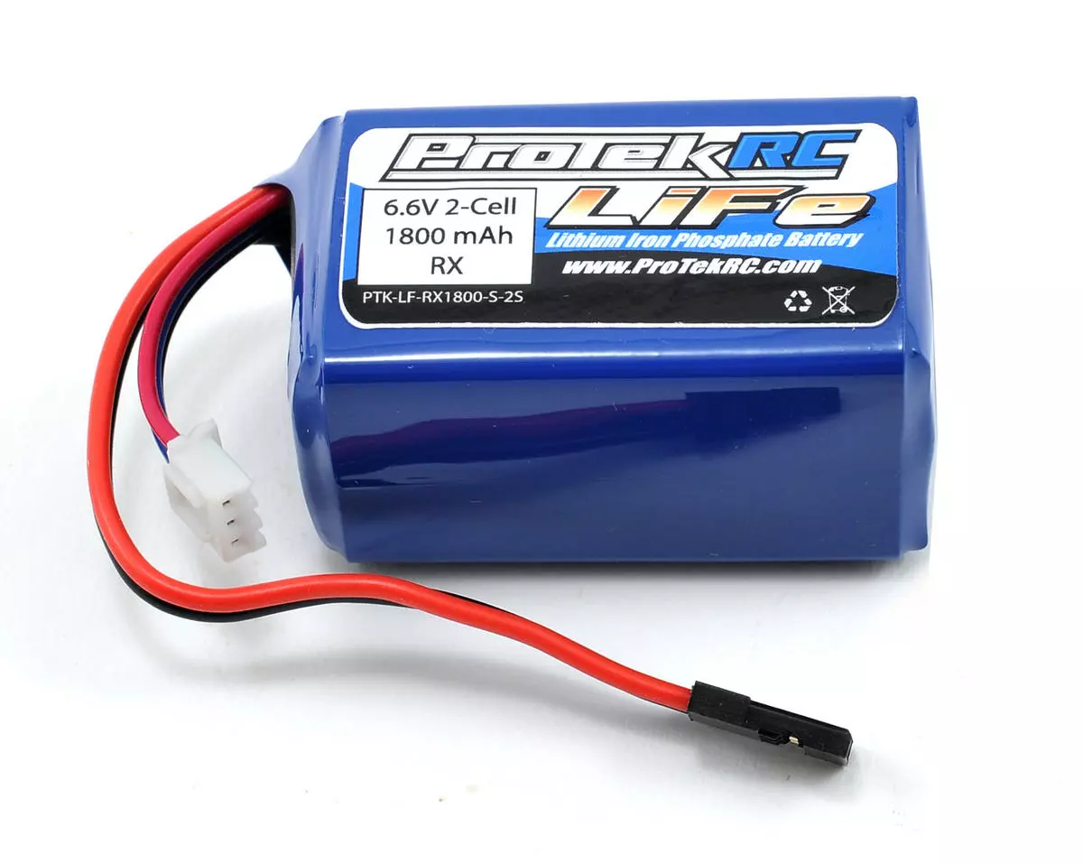ProTek RC LiFe Kyosho & Tekno Hump Receiver Battery Pack (6.6V/1800mAh) (w/Balancer Plug) 1 ProTek RC LiFe Kyosho & Tekno Hump Receiver Battery Pack (6.6V/1800mAh) (w/Balancer Plug)