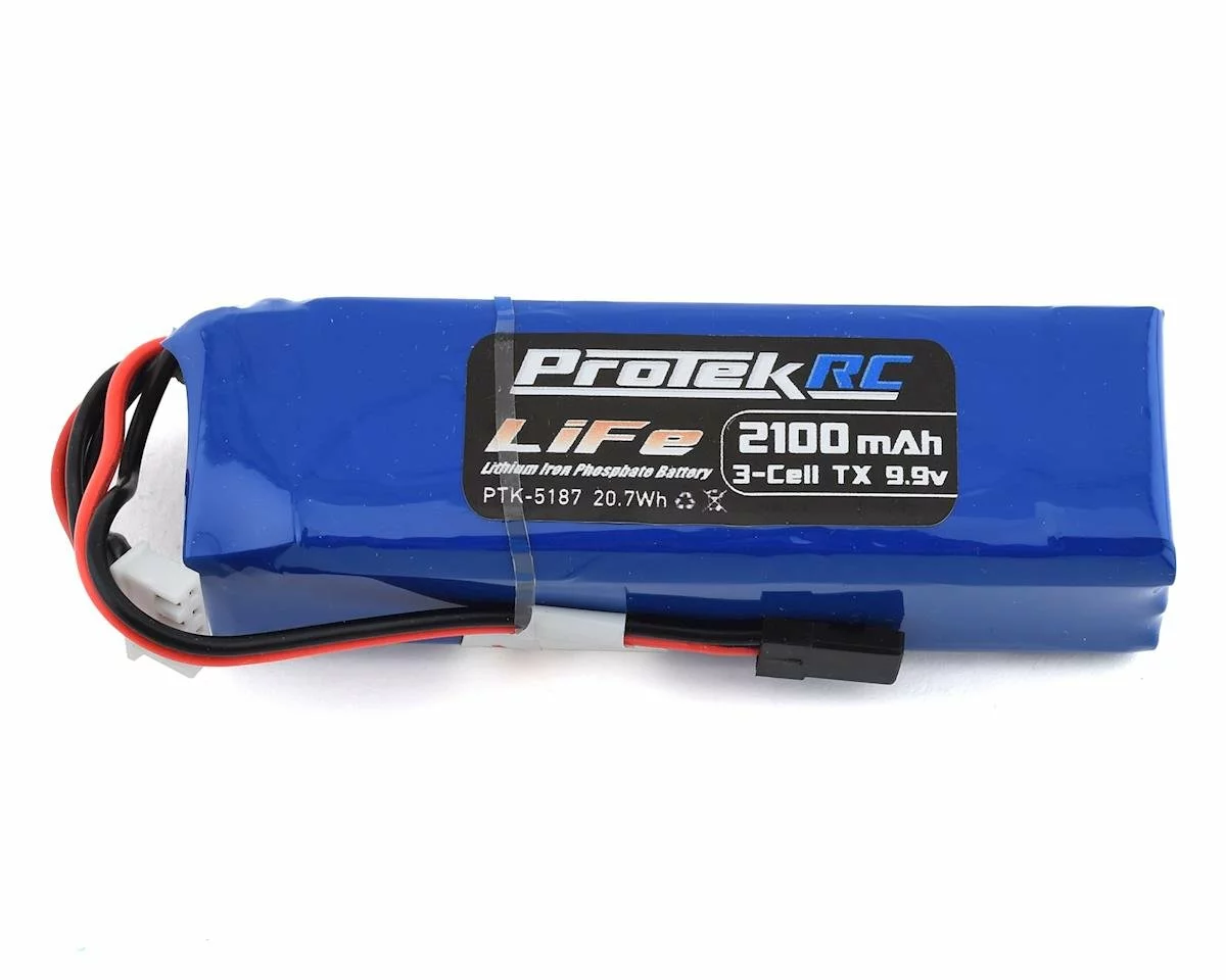 ProTek RC LiFe Futaba, JR, Spektrum, KO, Transmitter Battery (9.9V/2100mAh) 1 ProTek RC LiFe Futaba, JR, Spektrum, KO, Transmitter Battery (9.9V/2100mAh)