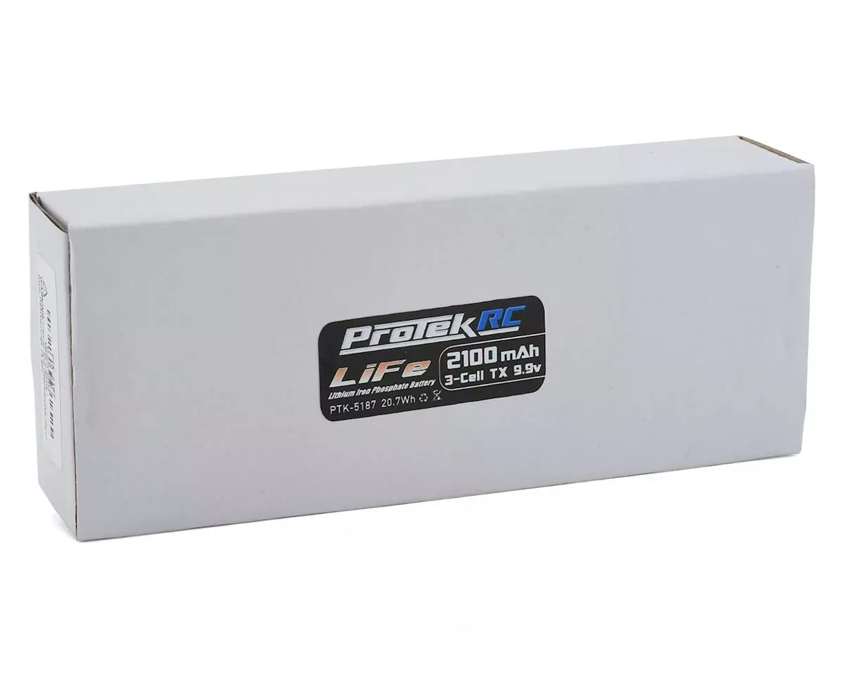 ProTek RC LiFe Futaba, JR, Spektrum, KO, Transmitter Battery (9.9V/2100mAh) 2 ProTek RC LiFe Futaba, JR, Spektrum, KO, Transmitter Battery (9.9V/2100mAh) - Image 2